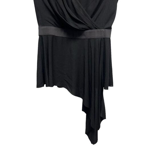 NWOT Byron Lars Asymmetrical‎ Mesh Top in Black Size 2 - Picture 3 of 10